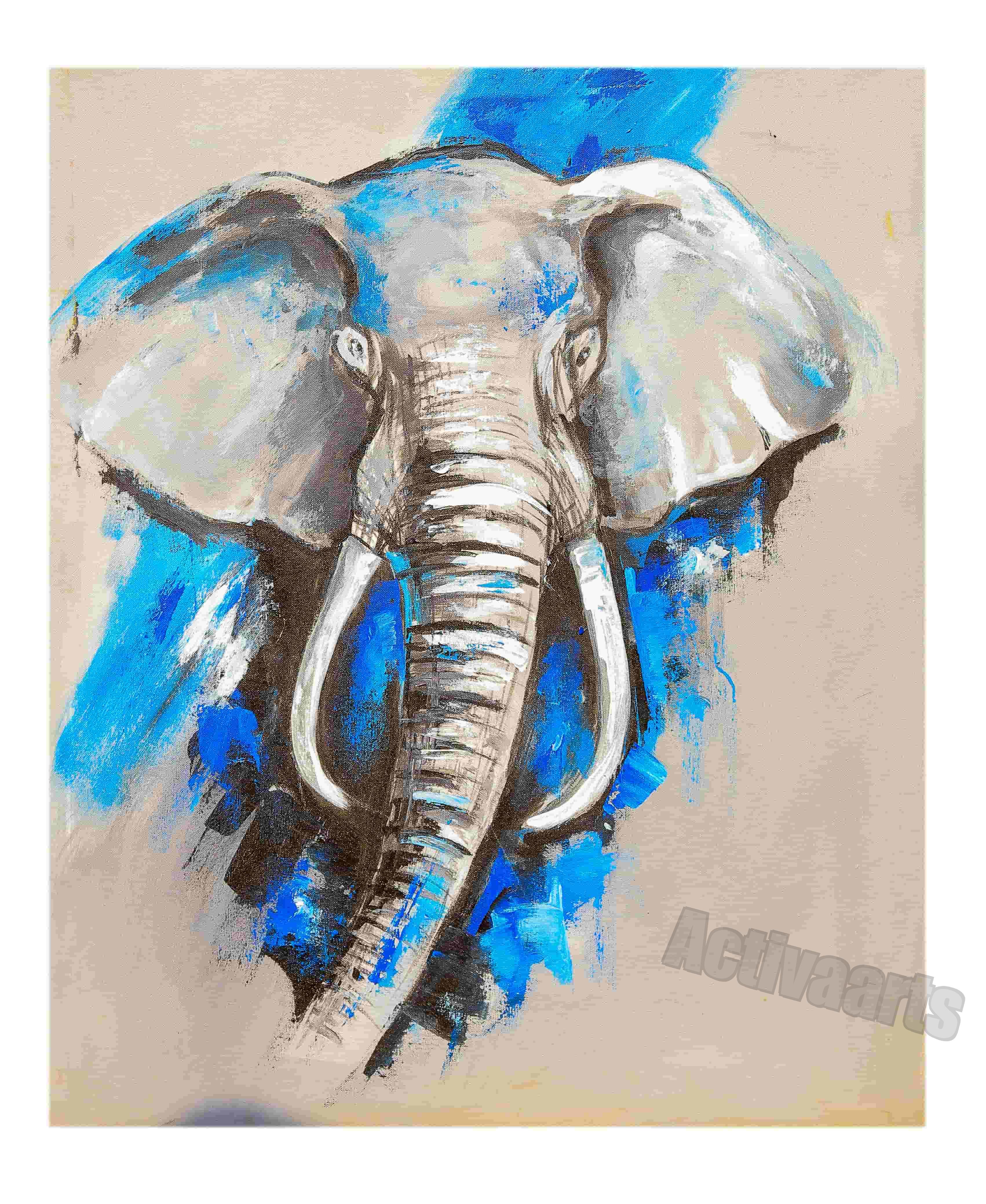 The Elephant in Blue