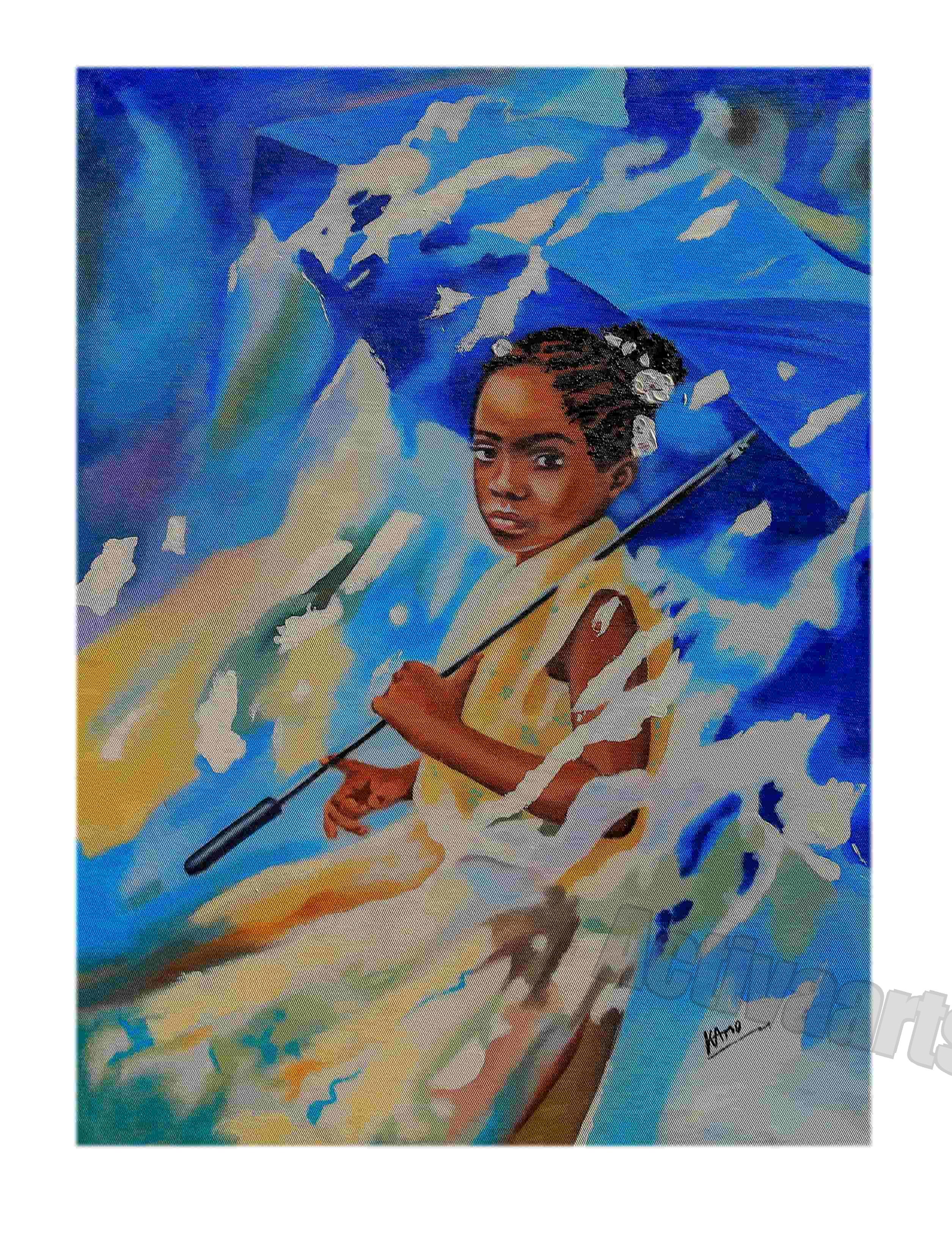Girl With Umbrella