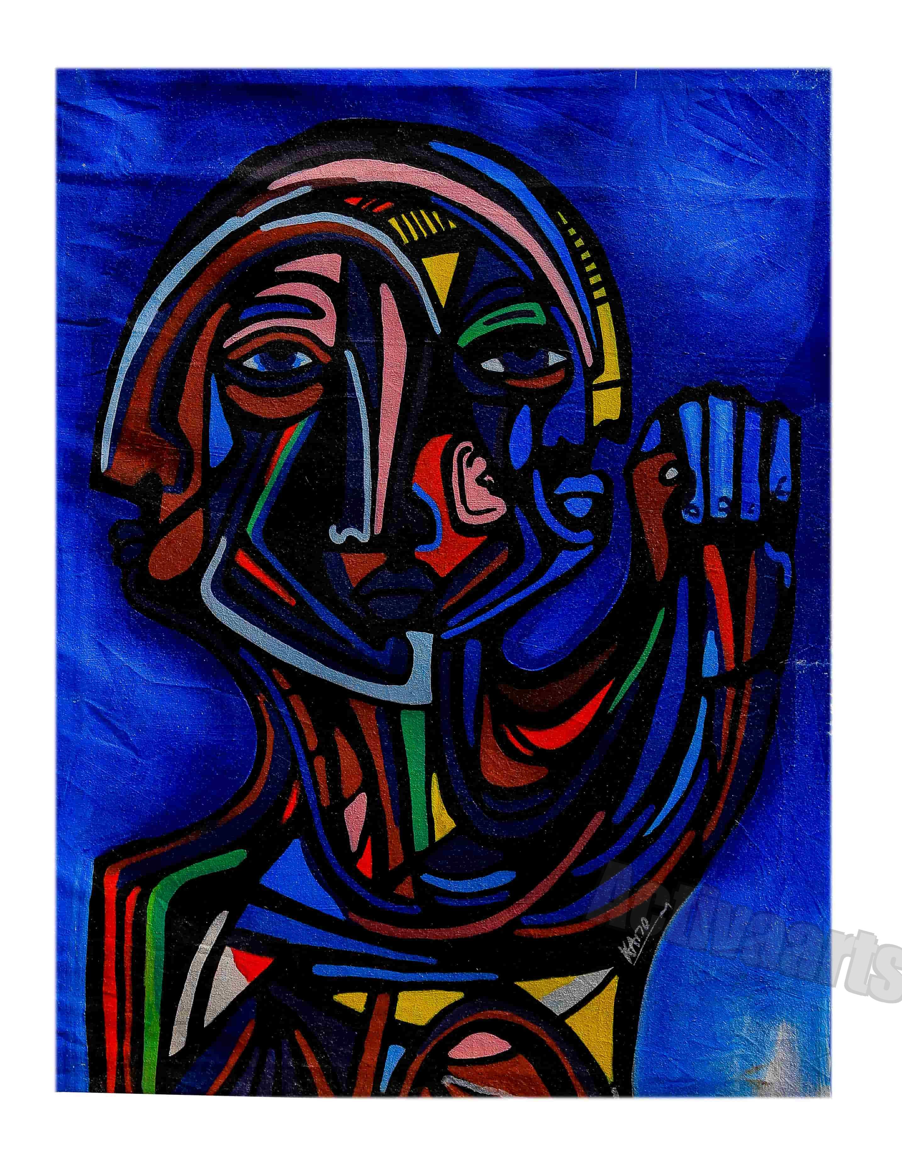 Intruder in Blue