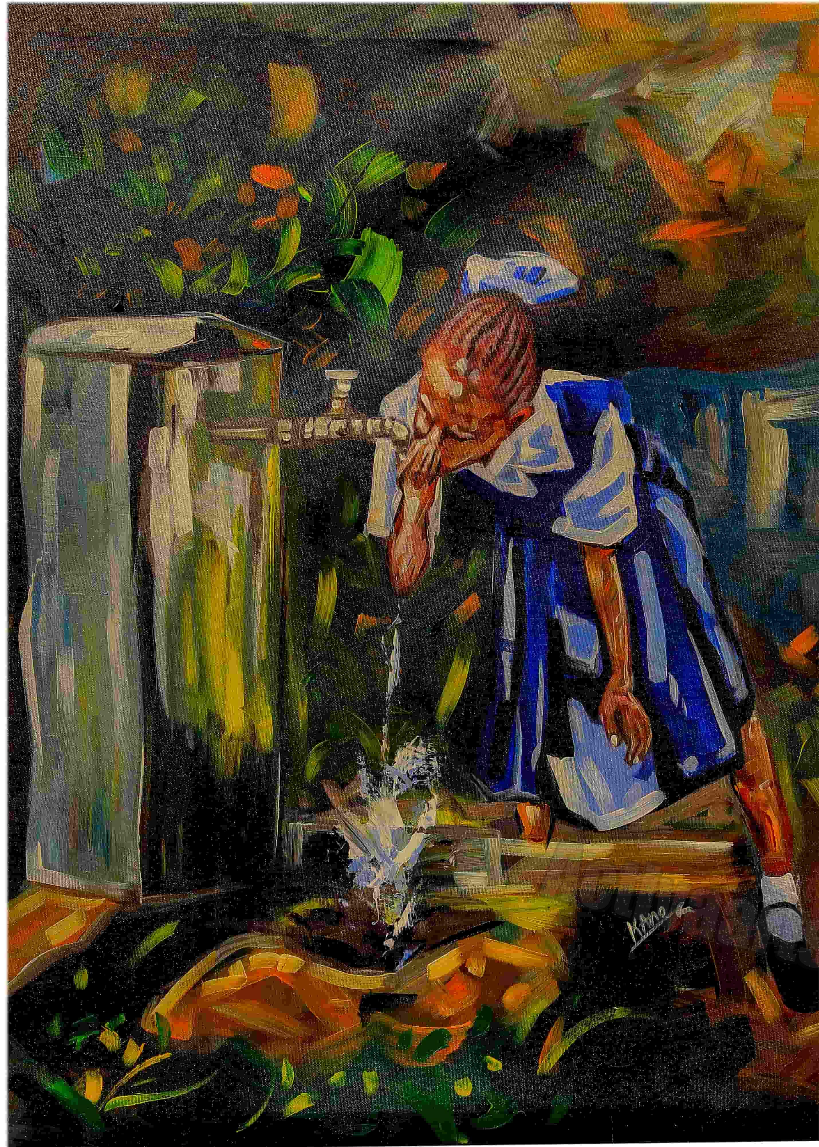Pupil Take Water